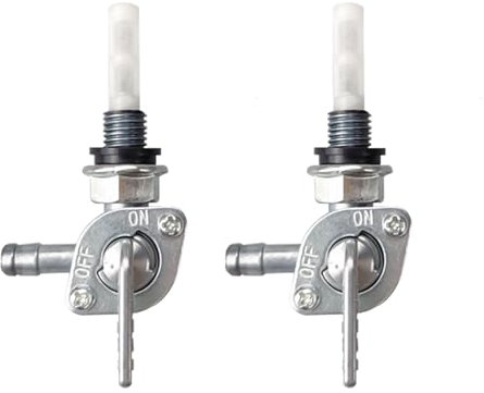 2 grifos de gasolina M10, interruptor de gasolina, grifo de gasolina, interruptor de generador de electricidad, para motocicletas, todoterreno, karts, generador, depósito de combustible