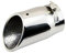 Edelstahl Auspuff Endrohr 80 mm 3,15 Zoll Universal-Auto-Hinterauspuff-Endrohrspitzen-Abdeckungsverkleidung passend für Modelle mit einem Durchmesser zwischen 65 mm und 78 mm Endrohr Auspuffblende