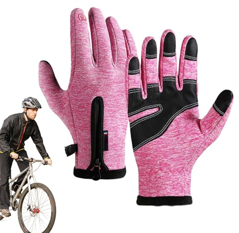 Niesel Winter Touchscreen Handschuhe | Winddichte Fäustlinge zum Fahren - Winterhandschuhe, rutschfeste Fäustlinge für Männer und Frauen Fahren Radfahren Laufen
