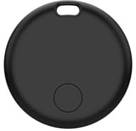 Air tag Tracker Bluetooth Item Finder, Compatible with Apple Find My APP (iOS Only) Replaceable Battery, IP67 Waterproof, Suitable for Luggage, Bags, Wallets, Backpacks, Keys Finder,1 black