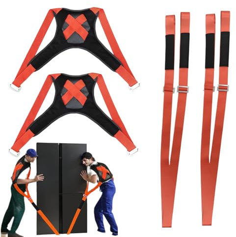 Équipement des sangles de levage, ceinture d'épaule mobile | Corde de transport réglable avec boucles rembourrées et tissu renforcé, support de palan à deux personnes pour le matelas d'expédition de r
