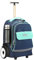 UNIKER Rolling Laptop Bag for 15.6 Inch Laptop,Roller Bag,Backpack with Wheels,20 Inch Wheeled Computer Bag, T5- Blue/Cyan