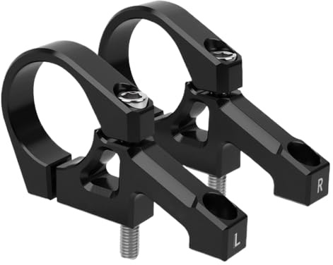 Bike Mount Clamp - Bike Stem Clamp | Bike Seat Stem Clamps, Stems Direct Mounts Bike Clamps, 2 Pieces Lightweight Direct Mount Bike Stems, Heavy Duty Aluminum Alloy Riding Gear for Beginners