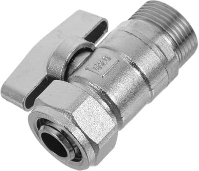 SHINEOFI Floor Heating Pipe Fittings Metal Joint Thermal Tube Fitting for Floor Heating Systems Equal Diameter Replacement Connector