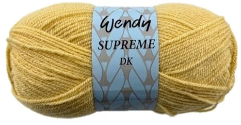 Wendy Supreme 100% Acrylic Double Knitting 100g Balls (WD71 Sugar Cookie)