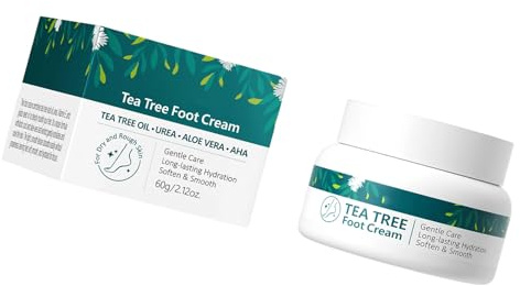 Professional Strength Foot Care Cream 60g Enriched with Australian Tea Tree Oil Quickly Relieves Discomfort Nourishing Cream