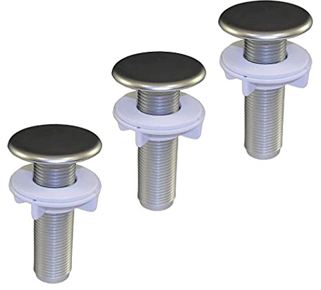Danco 89478P Sink Hole Cover, Stainless Steel, 3 Pack