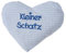 Herzkissen mit Spruch für Babys Wärmekissen mit Rapssamen Rapskissen mit Spruch Körnerkissen Personalisiertes Kissen zum wärmen, Größe: ca.15x17cm (Hellblau Kleiner Schatz)