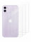 brotect Glass Screen Protector Film compatible with Apple iPhone 11 (Back) (3 Pack) - Glass-Foil 9H Protection [Scratch Resistant, High Clarity]