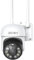 REIGY 1296P Cámara de Vigilancia WiFi Exterior/Interior 360 Grados, 3MP Camara de Seguridad IP PTZ, Visión Nocturna Infrarroja y Color, Audio Bidireccional, Detección de Movimiento