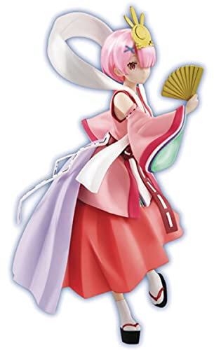 Furyu - Figurine Re Zero - Ram Princess Kaguya Pearl Color 21cm - 4589584953996
