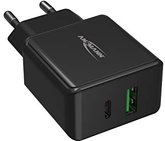Ansmann USB Ladegerät 18 W mit Power Delivery & Quick Charge 3.0 schwarz