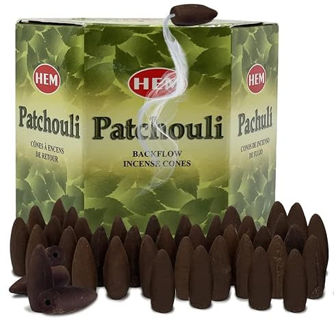 Cônes d'encens à refoulement patchouli pour cascade aromatique fumée fontaine brume cascade