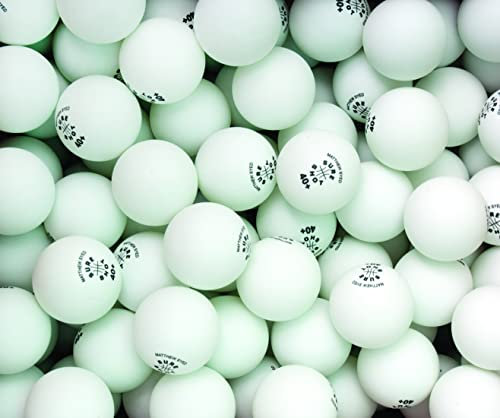 Sure Shot Matthew Syed Bulk Table Tennis Balls - box of 144,White,40mm