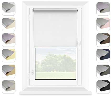 Mardom Thermo Rollo ohne Bohren Weiß, 77.5x150 cm