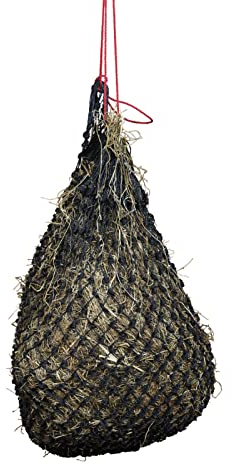 Horse Guard Red de heno para caballos, color negro