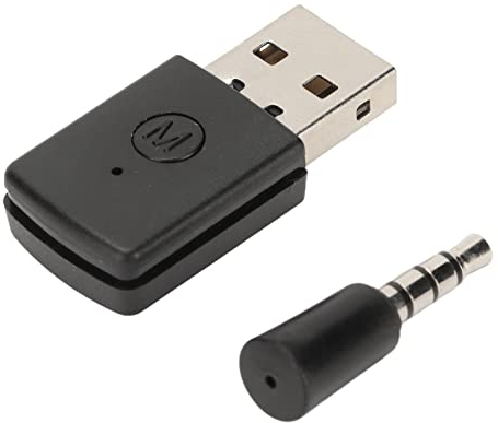 Elprico Adaptateur de Dongle Bluetooth, Mini Récepteur de Dongle et Kit D'adaptateur sans Fil D'émetteurs pour PS4 PS5, Aucune Installation de Pilote