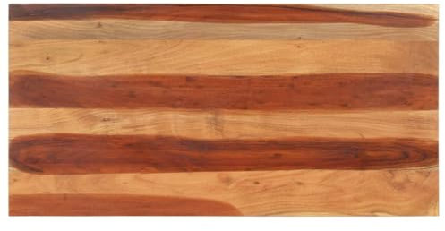 vidaXL Tischplatte Massivholzplatte Holzplatte Ersatztischplatte Holz Platte für Tisch Esstisch 120x60x(2,5-2,7) cm Massivholz Akazie