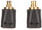2 Stück MMCX-Kabeladapter, MMCX-Kabel-Headset-Ersatz, Verbunden mit 0,78 Mm 2-Pin-Buchse für IE300 IE600 IE900, für N30 N40 N5005 (Schwarz)