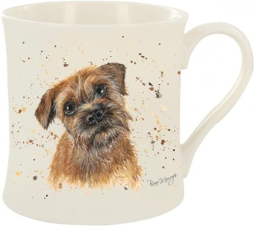 Bree Merryn Fine China Buddy Border Terrier Dog Tea/Coffee Boxed Mug 8.5x8cm