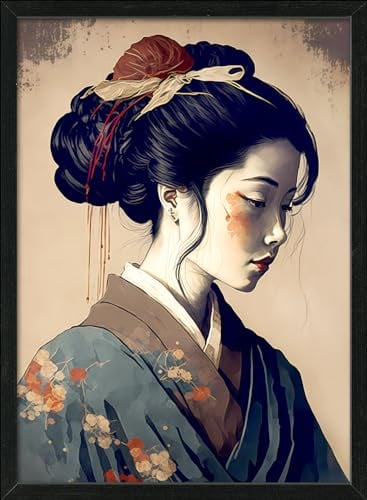 Pro-Art gerahmtes Wandbild Scandic Living Geisha II, 55x75 cm