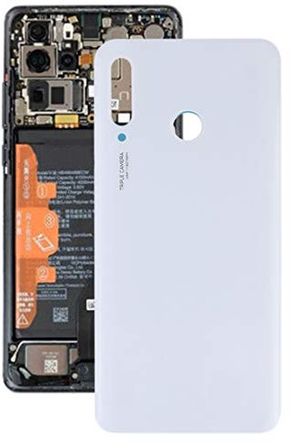 NJBWL AYSMG Batterie Couverture pour Huawei P30 Lite (24MP) (Noir) (Color : Blanc)
