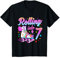 Kinder Kinder Geburtstagsshirt 7. Geburtstag Rollschuhe Mädchen T-Shirt