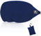 Mavogel Baumwoll-Schlafmaske - 100% handgefertigt, lichtundurchlässige Schlafmaske mit aktualisiertem, gebogenem Nasendesign, weiche Schlafmaske für Frauen und Männer, inkl. Reiseetui (Starry Blue)