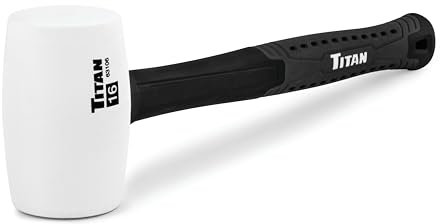 Titan 63106 16oz White Rubber Mallet