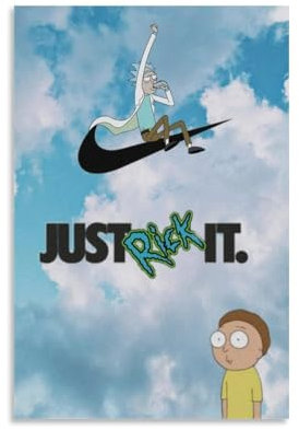 YRAEYWAER Rick and Morty Poster, ästhetische Dekoration, Wohnzimmer, modern, Familie, Schlafzimmer, Wohnzimmer, Wandkunst, Dekoration, Poster, 30 x 45 cm, ungerahmt, 15 Stück