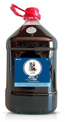 Da Miña Terra - Licor cafe gallego - 28% Vol - Garrafa 3 litros - Variante Café de Colombia