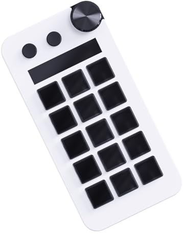 XuQiZZpp StreamDeck Visuelle Tastaturen, LCD-Taste, 15 Tasten, StreamDeck, anpassbare Live-Inhaltserstellung, Controller für PC, anpassbar