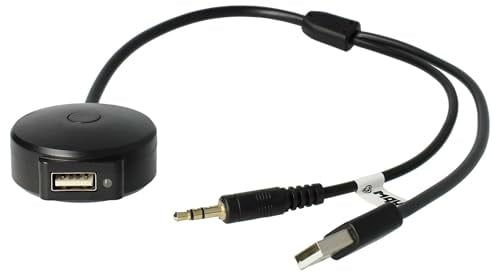 vhbw AUX USB Audio Adapter Kabel KFZ Radio (30 cm) kompatibel mit BMW ab Bj. 09/2005 Series 3 Touring Auto, Autoradio - USB, Bluetooth