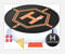 AURTEC Universal Drone Landing Pad 32 Zoll (80cm) mit LED-Leuchten, Fast-Fold wasserdichter Hubschrauberlandeplatz für DJI Mini 3 Pro, Mavic Mini 2, Mini SE, Air 2/2S, Mavic 3 und mehr.