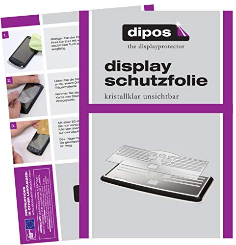dipos 2X klare Schutzfolie kompatibel mit Philips EP5335/10 Kaffeevollautomaten – Perfekte Passform für Abtropfblech und Abtropfgitter Kaffeemaschine