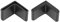 sourcing map Rubber Furniture Covers Angle Caps L Shaped 38 x 38 x 3mmTable Legs 10Pcs