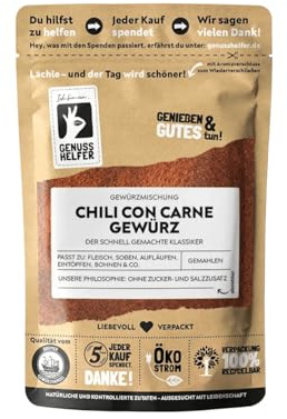 Bremer Gewürzhandel Chili con Carne Gewürz, gemahlen, Gewürzmischung für den authentischen pikanten amerikanischen Klassiker, Chili-Eintopf einfach zubereitet, 100g