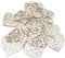 Amosfun 100 Stücke Holzherzen Herz Holzscheiben Weihnachten Streudeko Holz Streuteile Hochzeit Tischdeko Holzanhänger für Baumschmuck DIY Basteln Handwerk Ornament (zufällige Stil)