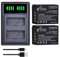 Pickle Power NP-W126s NP-W126 Akku und Dual USB Ladegerät für Fujifilm XT3, X100F, X100V, X-T50, X-M5, X-T100, X-S10, X-A5, X-A10, X-E4, X-Pro2, X-Pro3, X-T1, X-T2, X-T10, X-T20, X-T30 II, HS50EXR