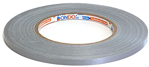 DonDo Panzertape Dontex-Pro Universal Gewebeband Gewebeklebeband Gewebeverstärktes Ductape silber 6mm x 50m