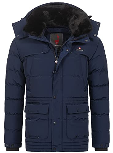 Höhenhorn Achalm Herren Winter Jacke Quilted Steppjacke Gefüttert Winterjacke
