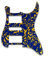 Pickguard Scratch Plate Gitarrenteile Pickguard 11 Schrauben für Stratocaster HSH. Gitarre mit Humbucker. (Color : Blue Pearl Shell)