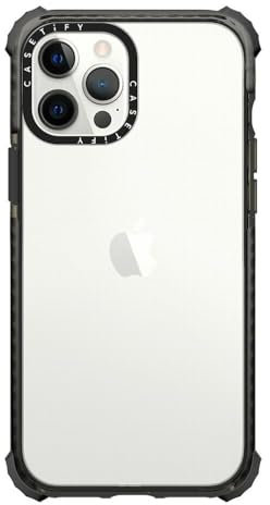 CASETiFY Ultra Impact Schutzhülle für iPhone 12 Pro Max, Schwarz