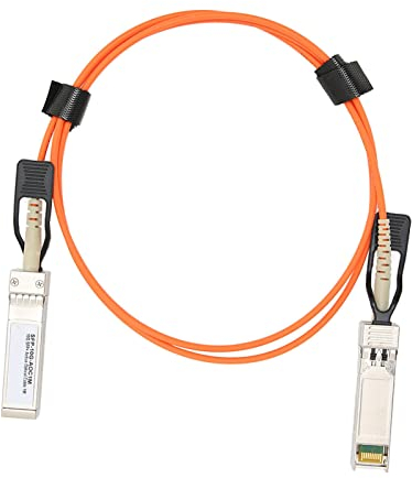 Zunate 10G AOC Kabel, 1 Meter SFP+ zu SFP+ 10G Hochgeschwindigkeitskabel, Stabiles AOC Kabel mit Geringem Stromverbrauch für die Heimindustrie