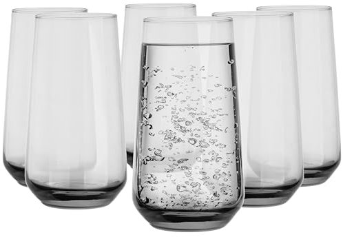 Glasmark Krosno Bicchiere Da Acqua Confezione Bicchieri Da Acqua 6X430Ml Bicchieri Longdrink Cocktail Gin Acqua Succo Bicchieri Longdrink Resistenti Alla Lavastoviglie
