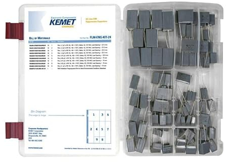 Entstörkappen-Kit, X2, 0,01 UF bis 4,7 UF, Kondensator-Sortimente und -Kits, 1 Stück | FLM ENG KIT 24