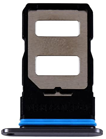Kompatibel mit Xiaomi Mi 10T 5G / MI 10T PRO 5G / Redmi K30S Try Tray Dual SIM-Kartengehäuse Nano Sim 1 + Slot SIM 2 Schlitten CARD READER (Schwarz)