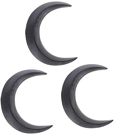 FRCOLOR 3pièces Bâtons à Cheveux Bois Forme De Croissant Épingle à Cheveux Chinoise Accessoire De Coiffure Élégant Pour Chignons Et Coiffures De Fête