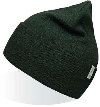 Artexia Mütze Herren und Mütze Damen Ökologisch aus Polywolle Beanie Mütze Unisex Wintermütze Strickmütze (Grün Dankel)