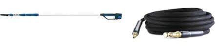 Nilfisk - Lance télescopique pour la Maison et Le Jardin & Déboucheur de Canalisations de 15 m pour Nettoyeur Haute Pression, 0.000000